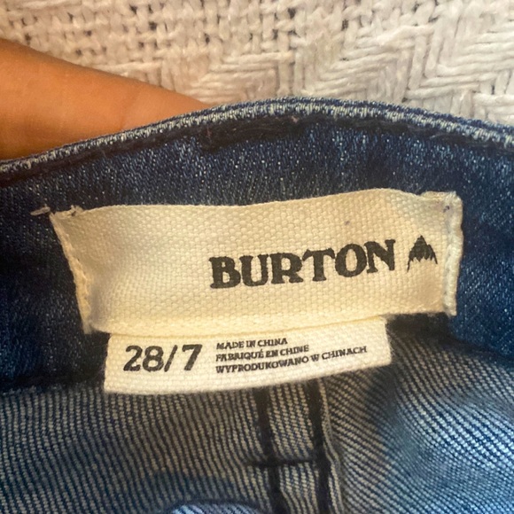 Worn Burton Jeans size 28/7 - Picture 2 of 6